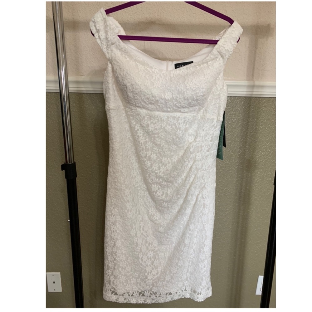 Size 14 white lace dress